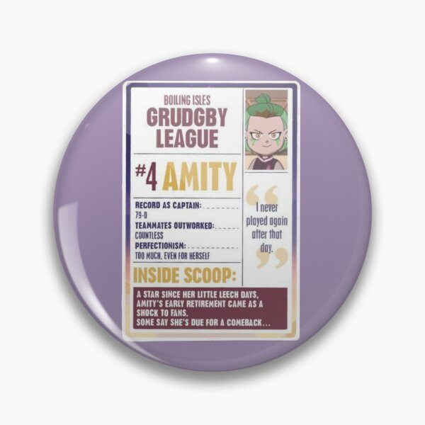 Item preview, amity blight boiling isles grudgby league card designed and sold by Diygurugirl.