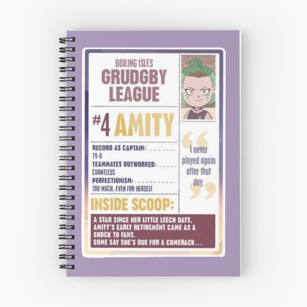 Item preview, amity blight boiling isles grudgby league card designed and sold by Diygurugirl.