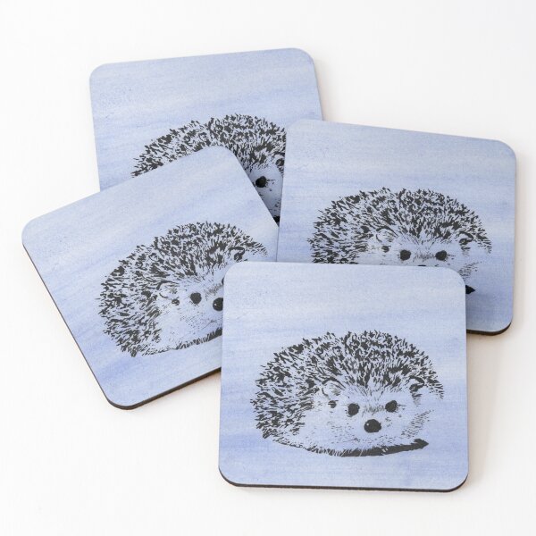 Item preview, Indigo Hedgehog designed and sold by INKconceivable.