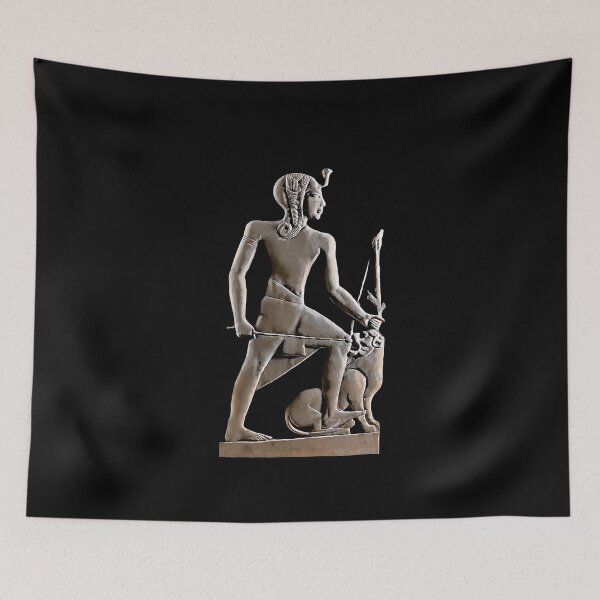 Item preview, Young Rameses II with bow, and arrow, grasping the mane of a lion. (Or the god Shed) (3) designed and sold by DotorEaon.
