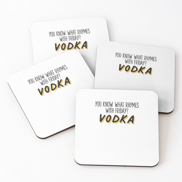 Item preview, You Know What Rhymes With Friday Vodka Joke designed and sold by sharedipmemes.