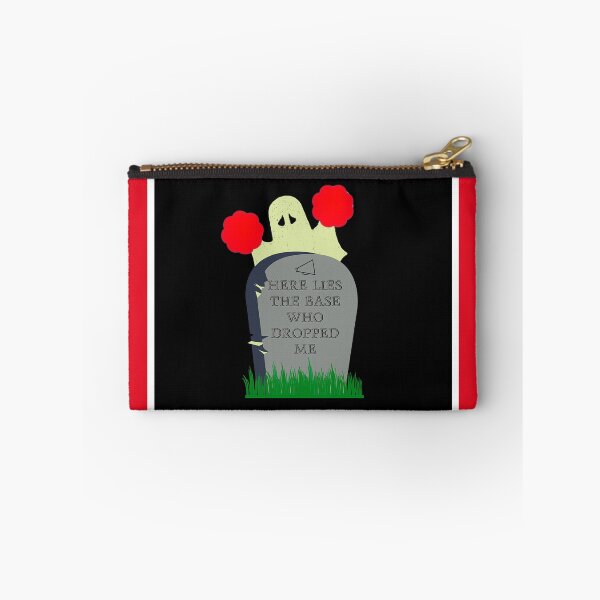 Item preview, Cheerleader stunt flyer funny Halloween ghost red poms designed and sold by GrammarDance.