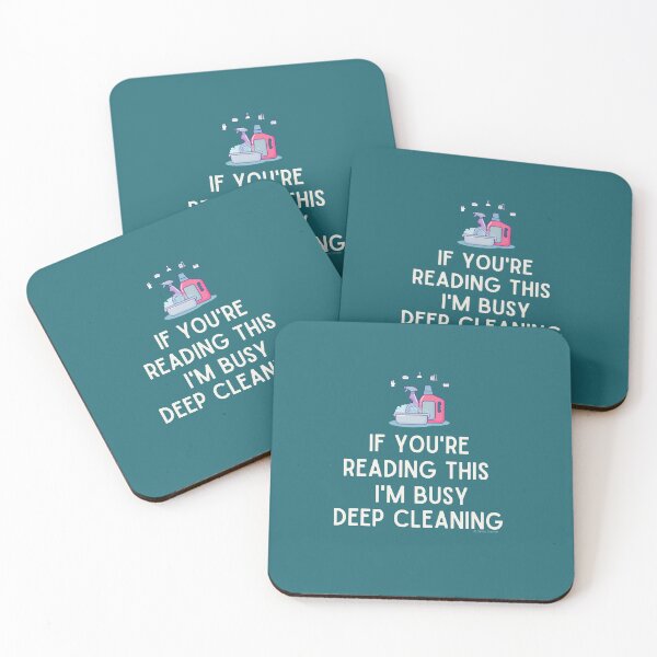 Item preview, I'm Busy Deep Cleaning, Funny Cleaning Humor designed and sold by SavvyCleaner.