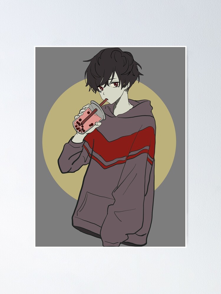 Featured image of post Anime Boy Drinking Boba