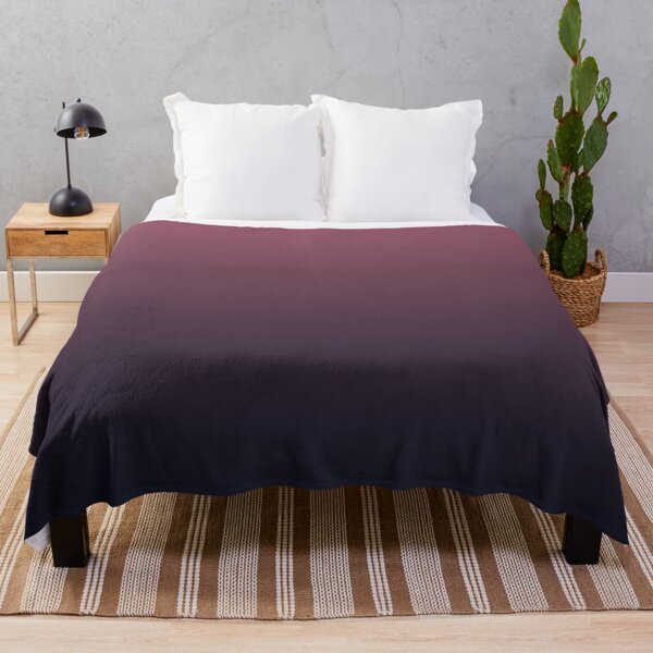 Item preview, Dark purple black navy duotone gradient ombre stylish color pure soft marsala monochrome designed and sold by fuzzyfox.