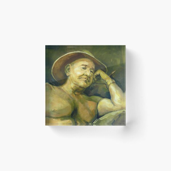 Item preview, The Old Aussie Digger ~ oil designed and sold by Roz McQuillan Fine Art & Photography.