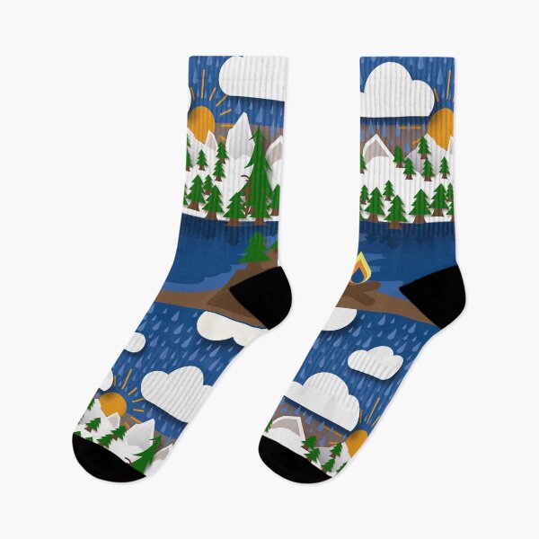 Item preview, Mountain camping digital  designed and sold by hitomimyhomie.