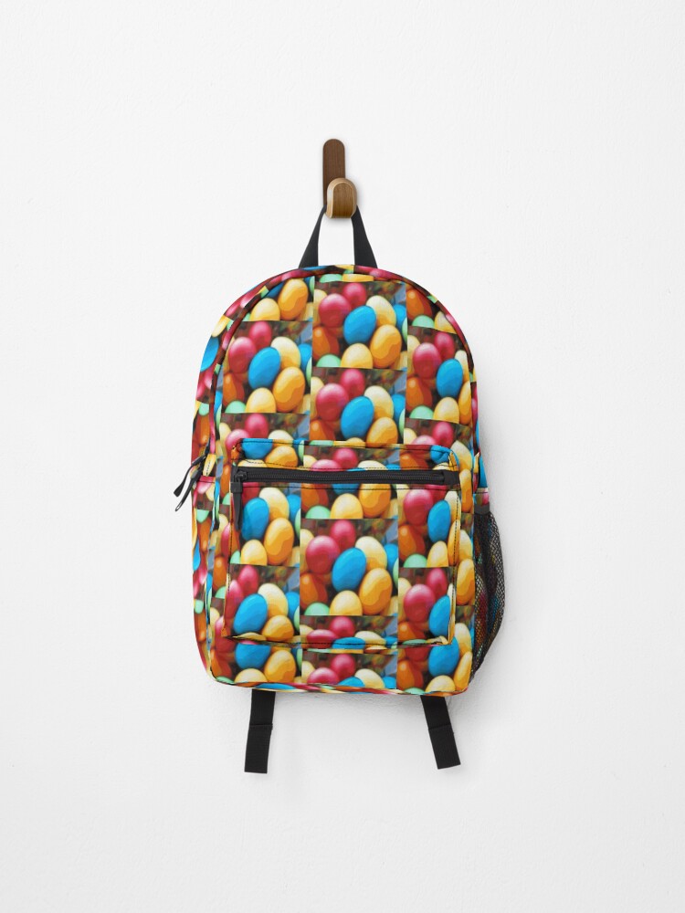 Thumbnail 1 of 3, Backpack, Spring Eggs designed and sold by CreativeMeaning.
