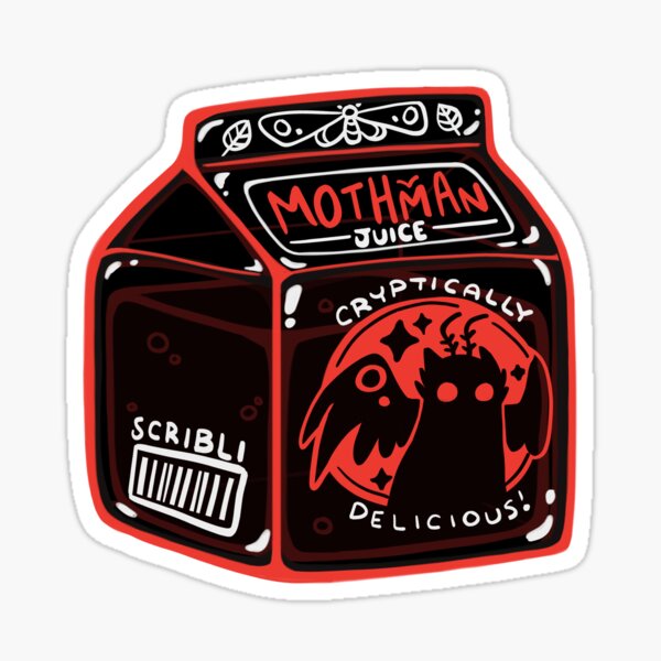 Mothman Juice Sticker