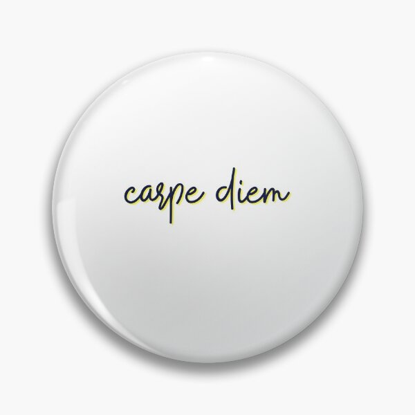 Item preview, Carpe Diem Script Motivation Quote designed and sold by sharedipmemes.