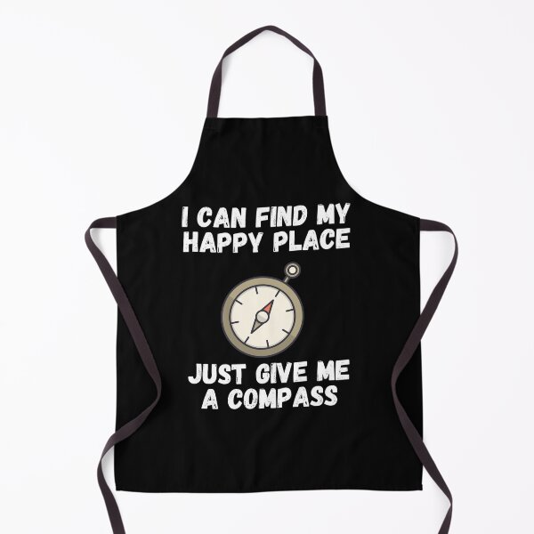 Item preview, I Can Find My Happy Place, Just Give Me a Compass - by Boo-da-chay designed and sold by Boo-da-chay.