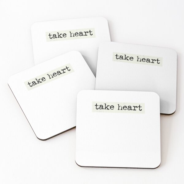 Item preview, Take Heart Quote Motivation designed and sold by sharedipmemes.