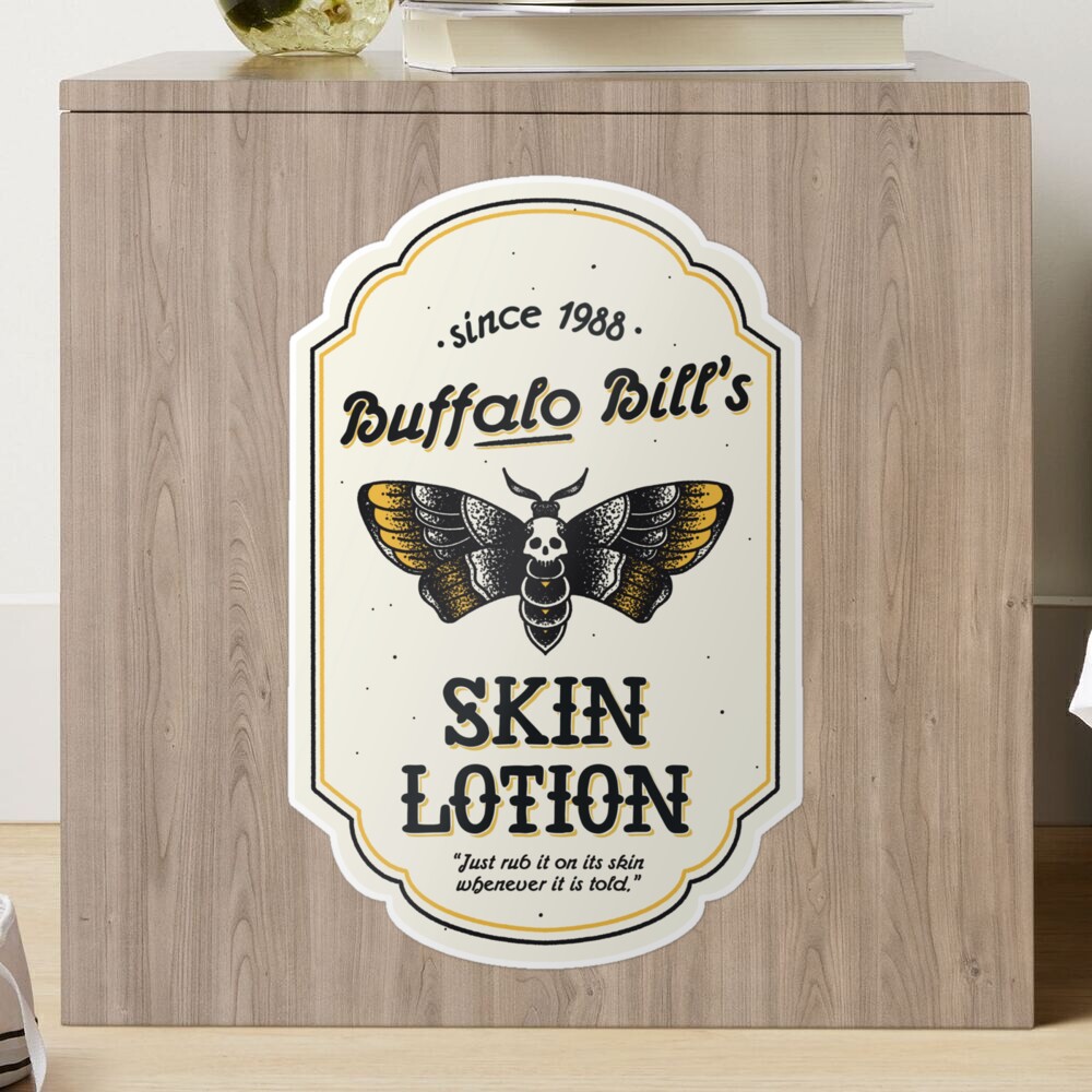 Buffalo Bill's Body Lotion Label Svg, Halloween Horror Scary Bee