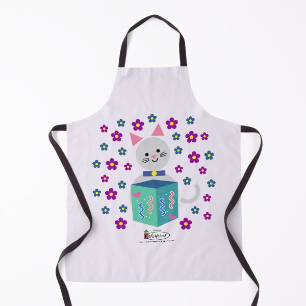 Item preview, Colorforms cute cat with flowers designed and sold by WiseBlissful.