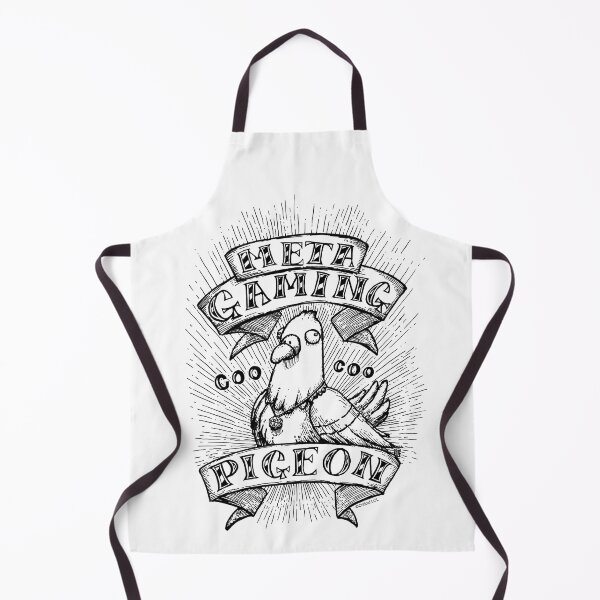 Item preview, Meta Gaming Pigeon Black Outline designed and sold by CriticalLOL.