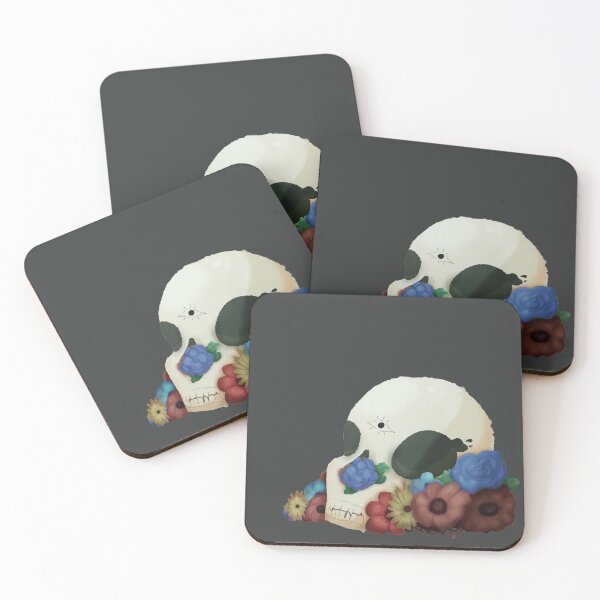 Item preview, Flowers n skull designed and sold by ShibaBinch.