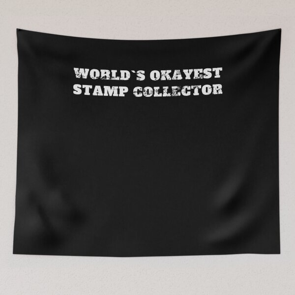 Item preview, World`s okayest stamp collector happy Retro Vintage designed and sold by Jeangel97.
