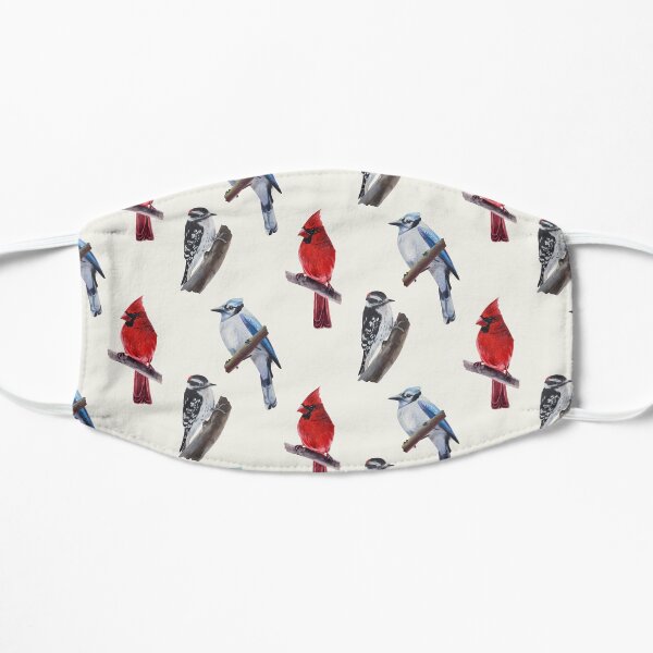Wild Birds Sticker Set Flat Mask