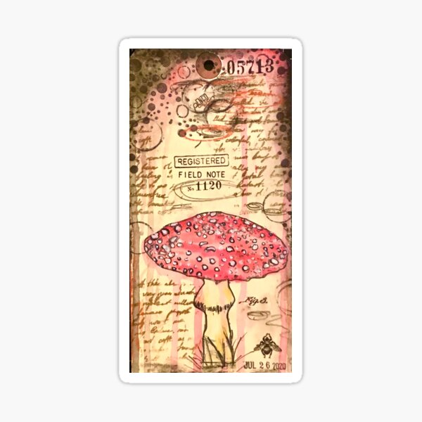 Mushroom Collector Sticker