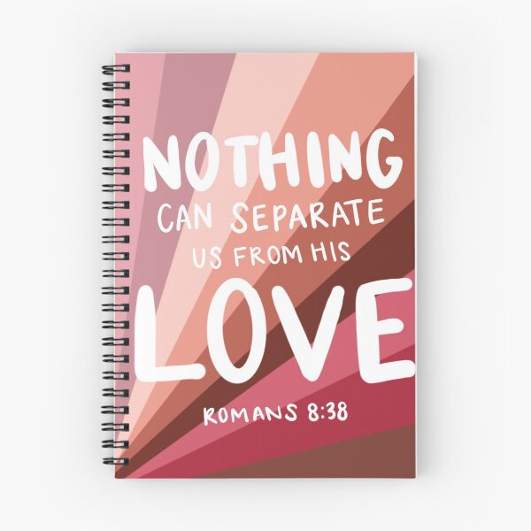 Item preview, Romans 8:38 Love Red Burst designed and sold by faithprints.
