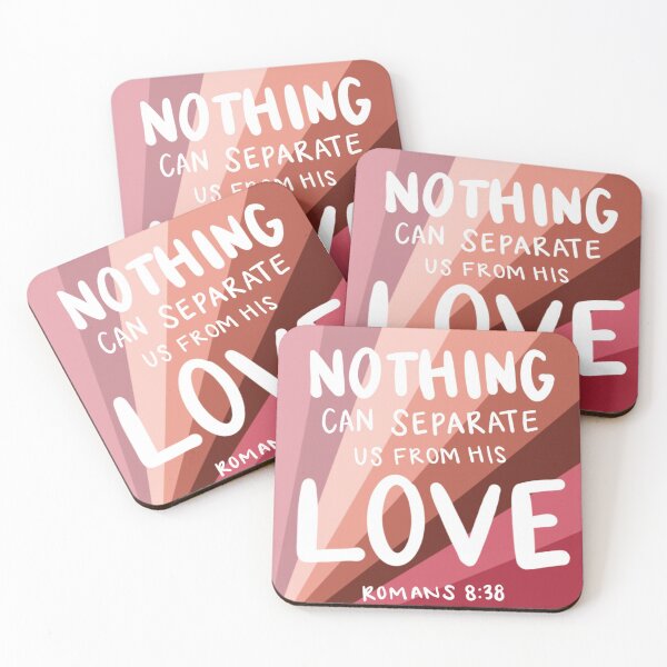 Item preview, Romans 8:38 Love Red Burst designed and sold by faithprints.