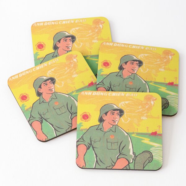 Item preview, Heroic Fight and Exemplary Production! Vietnam Communist Party Propaganda designed and sold by retroposters.