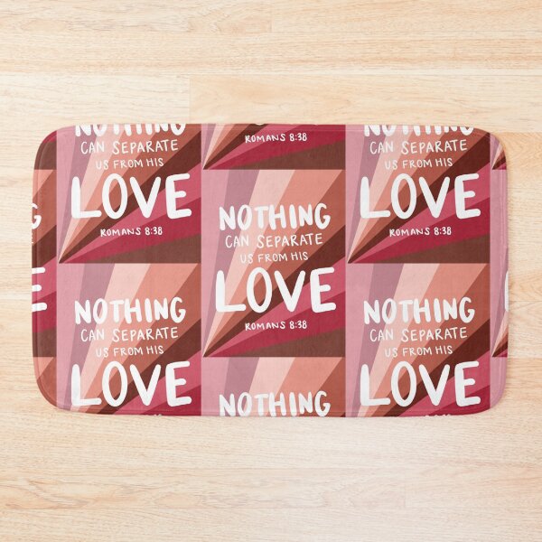 Item preview, Romans 8:38 Love Red Burst designed and sold by faithprints.