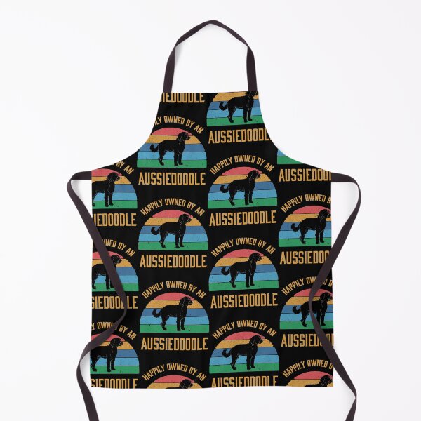 Item preview, Funny Dog Owner Happily Owned By An Aussiedoodle print designed and sold by jakehughes2015.