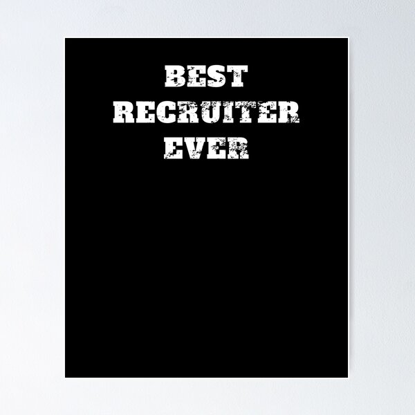 Item preview, Best recruiter ever Retro Vintage designed and sold by Jeangel97.