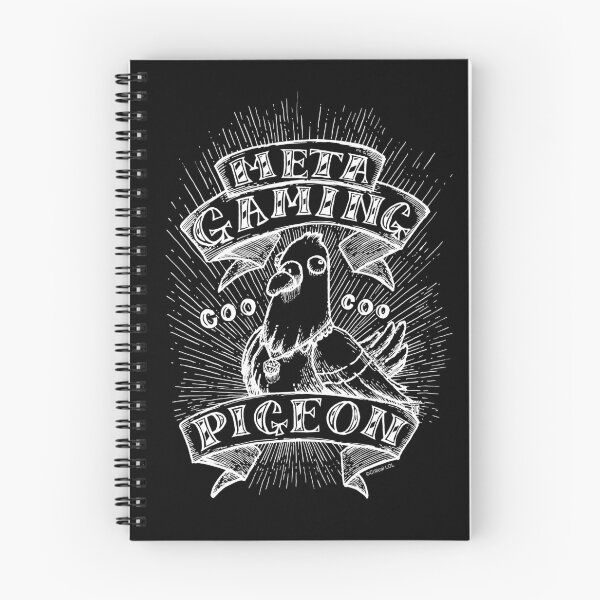 Item preview, Meta Gaming Pigeon White Outline designed and sold by CriticalLOL.