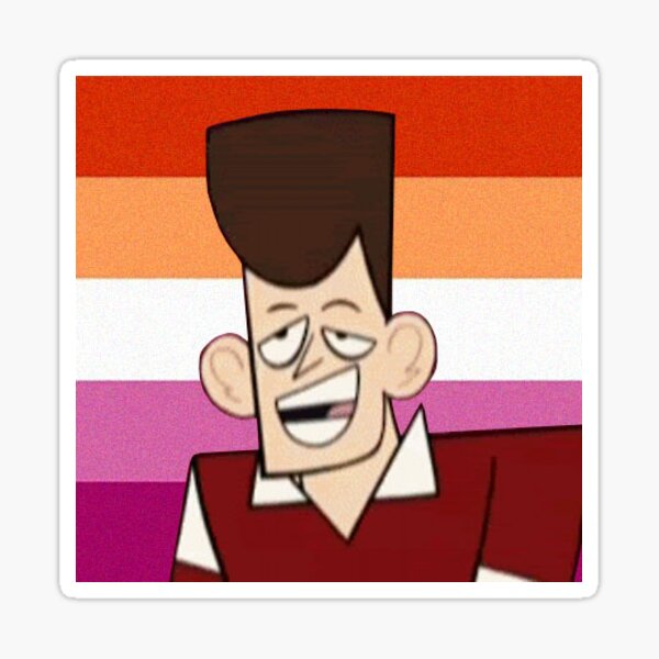 Lesbian Pride JFK CloneHigh Sticker