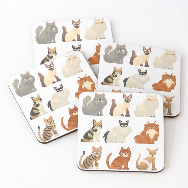 Item preview, Multicat designed and sold by cutecatsclub.