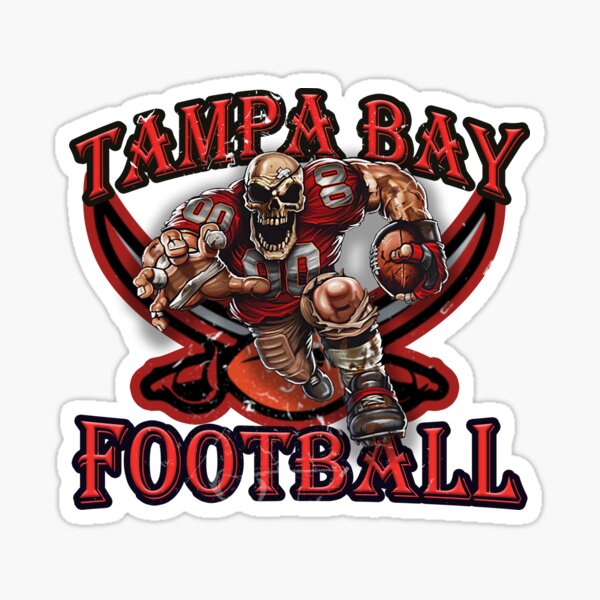 Tampa Bay Buccaneers Football Christmas hat logo vinyl decal [STK