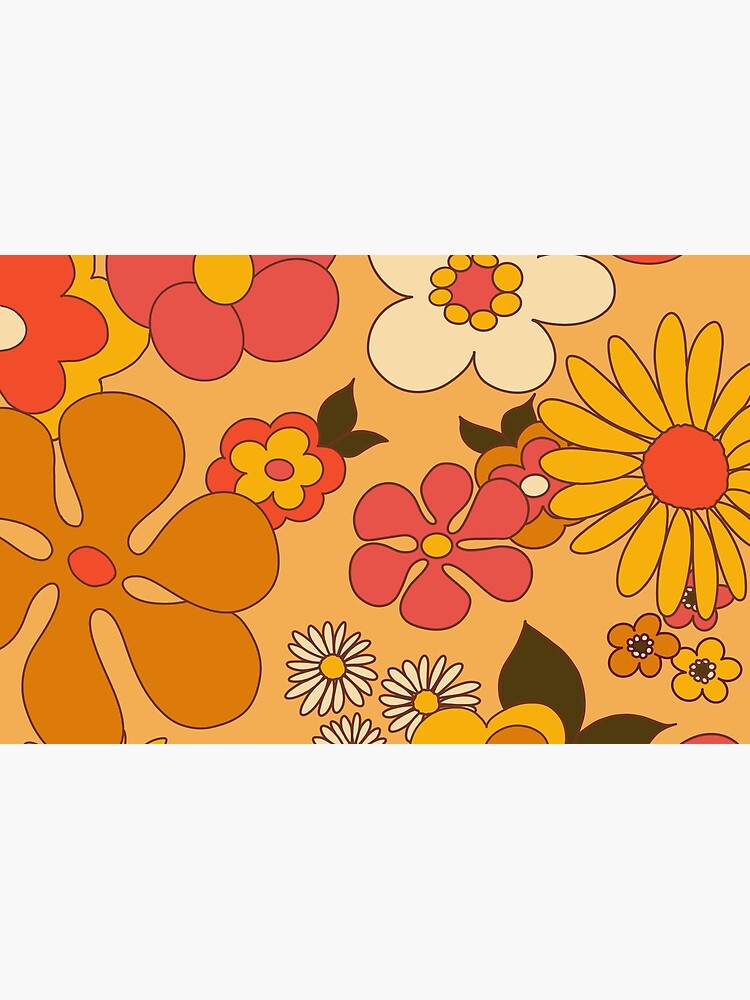 Aperçu 2 sur 2. Skin adhésive d'ordinateur avec l'œuvre Flower Power créée et vendue par DesertAloha.