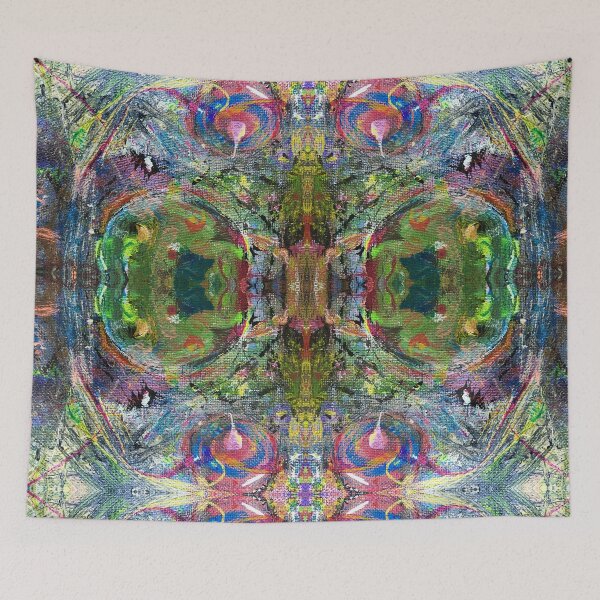 Item preview, Insectoid Chaos Abstract designed and sold by openeyeddreams.