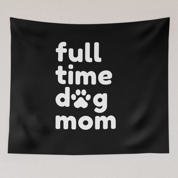 Item preview, Full time dog mom - white paw designed and sold by piastrelli.