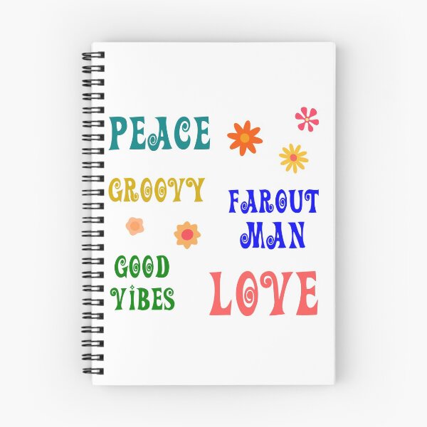 Item preview, Peace Love Groovy Farout Man Good Vibes Hippy Flower Pack designed and sold by f2error.