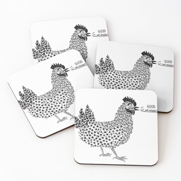 Item preview, Funny Chicken Good Morning For Men Women  designed and sold by Tom2468.