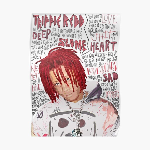 red hairy Poster