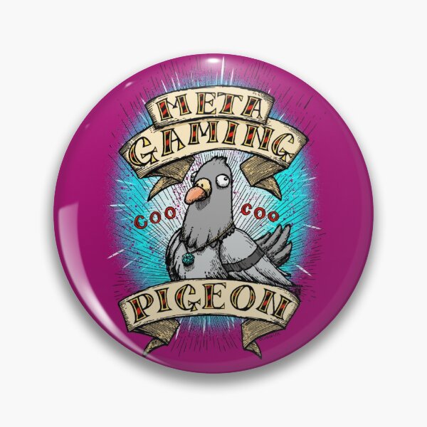 Item preview, Meta Gaming Pigeon Colorized designed and sold by CriticalLOL.