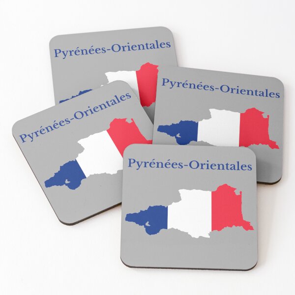 Item preview, Pyrenees-Orientales (Pyrénées-Orientales) Map, France, French Department designed and sold by marosharaf.