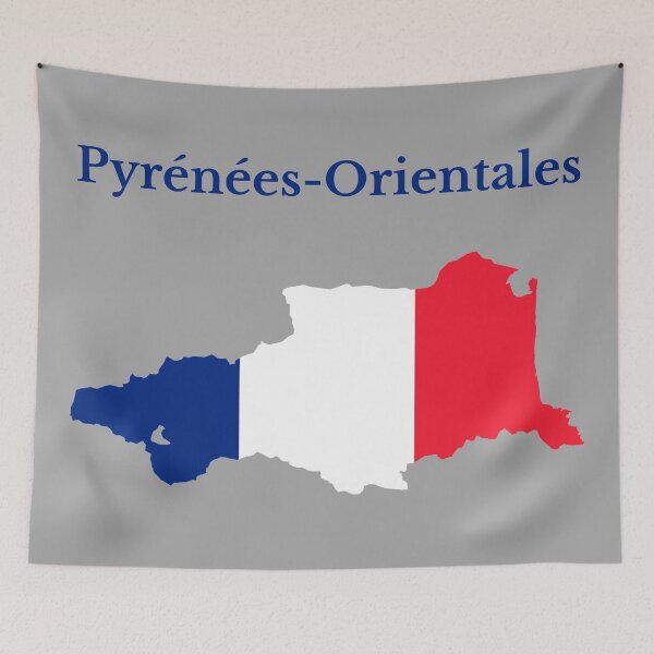 Item preview, Pyrenees-Orientales (Pyrénées-Orientales) Map, France, French Department designed and sold by marosharaf.