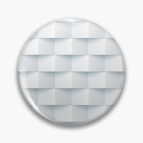 Item preview, White 3D squares pattern designed and sold by smARTwork.