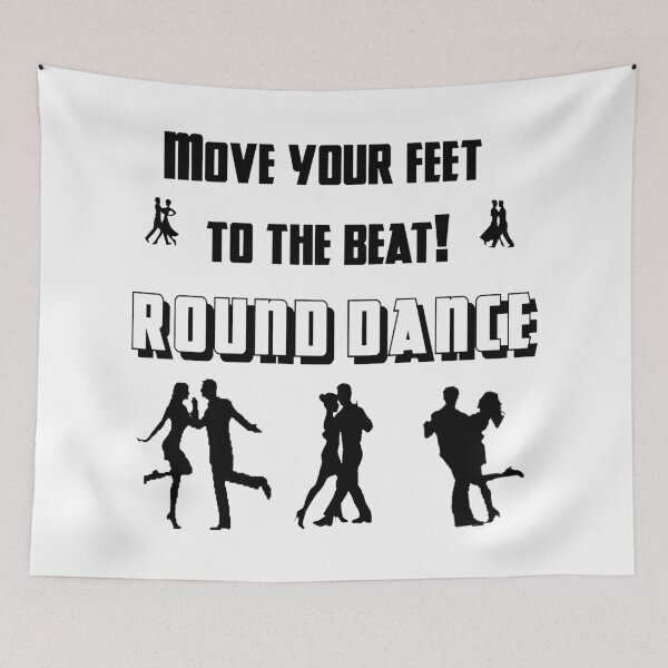 Item preview, Move Your Feet BLK designed and sold by Square Dancing Gifts & Merchandise.