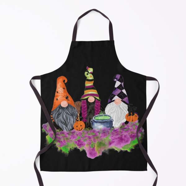 Halloween Gnomes Graphic Apron