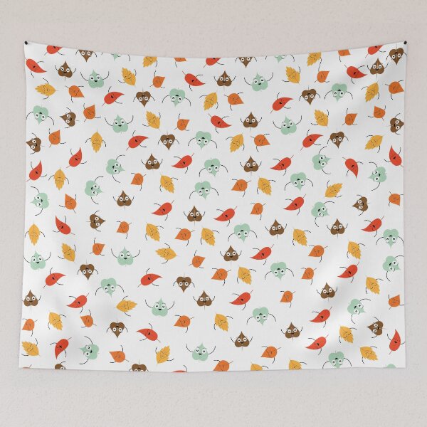 Item preview, Happy Falling Autumn Leaves Pattern  designed and sold by qitrechio.