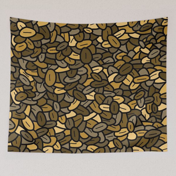 Item preview, COFFEE BEAN PATTERN designed and sold by LovelyRuky.