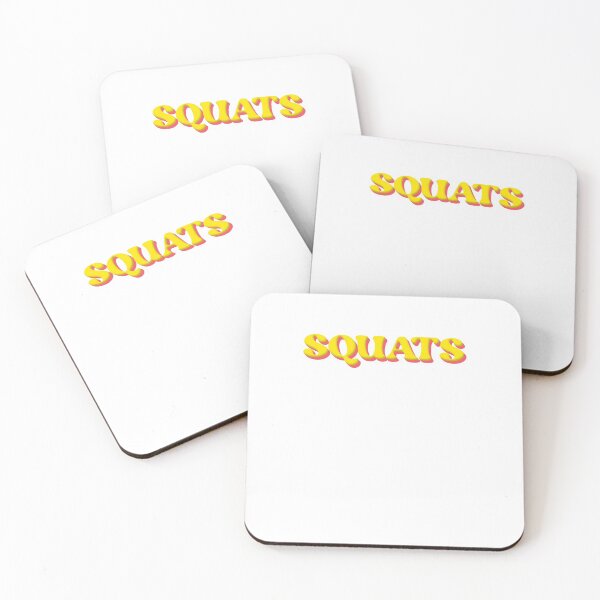 Item preview, Squats Retro Bright Gym Sports designed and sold by thefrshmachine.