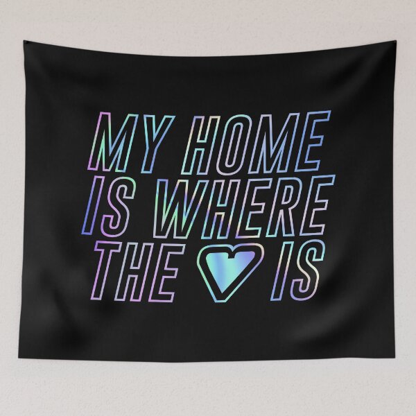 Item preview, My home is where the heart is (rainbow) designed and sold by didijuca.