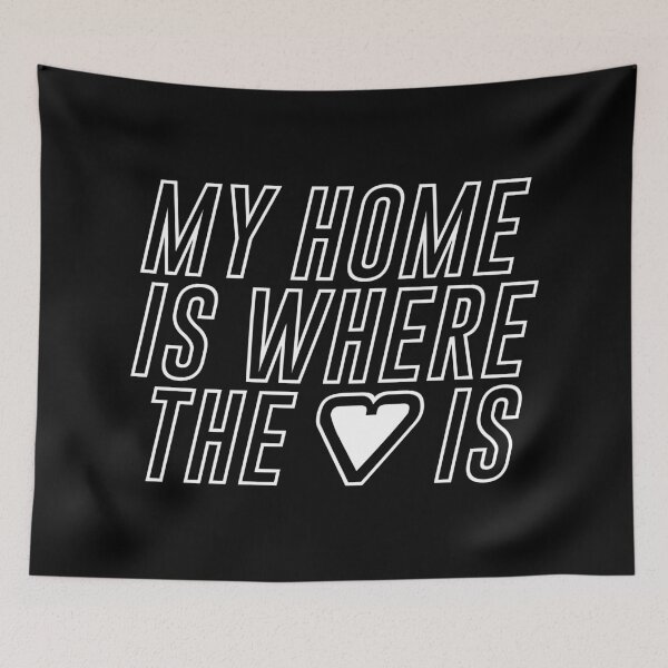 Item preview, My home is where the heart is (white) designed and sold by didijuca.